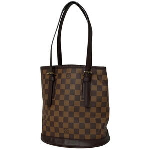 Louis Vuitton Mare Handbag Bucket Shoulder Bag Tote Damier Brown